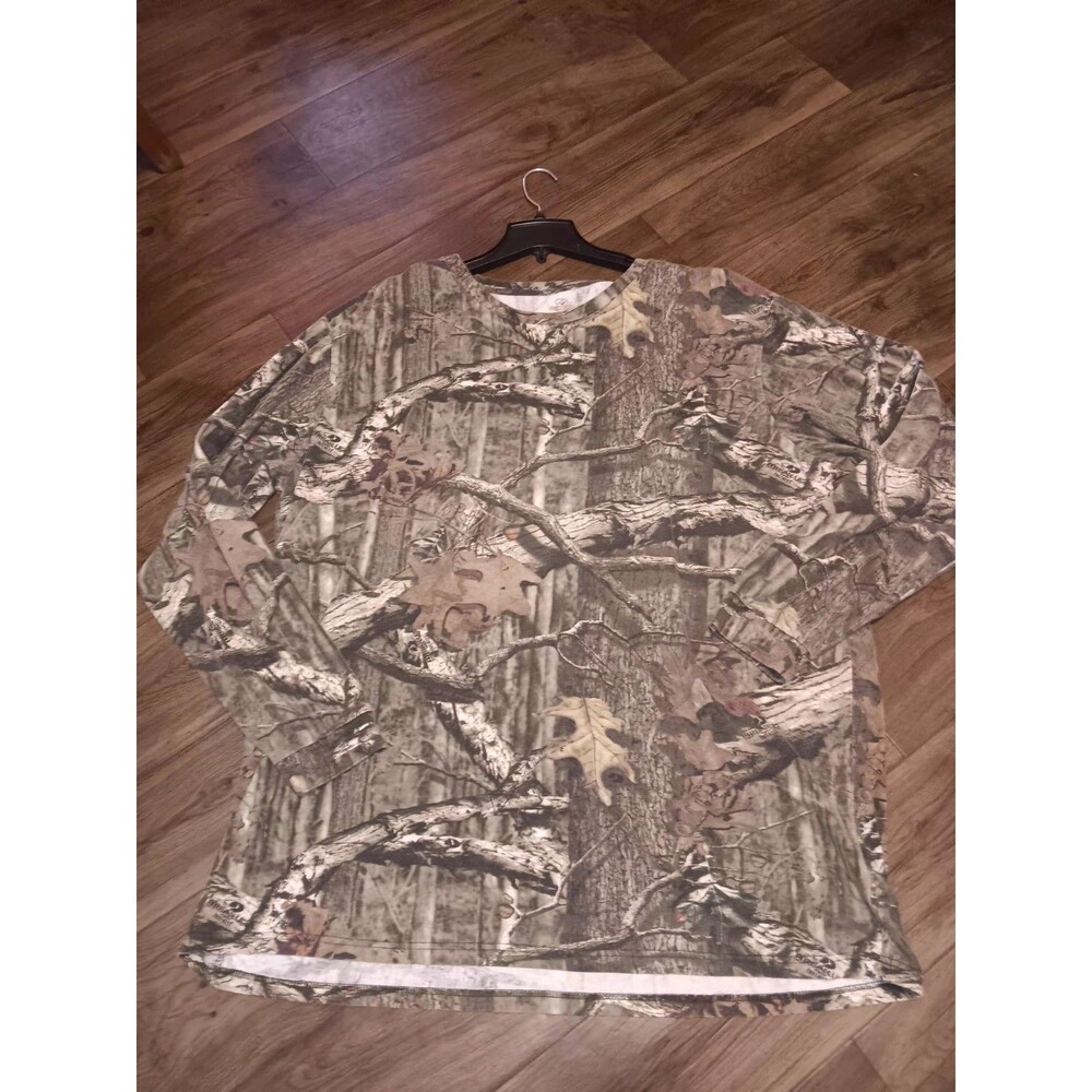 ReelTree Camo Hunting Long Sleeve Big Men's Pullover Shirt Sz 4XLT